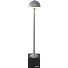 Sompex FLORA grigio lampada da tavolo a batt. 2
