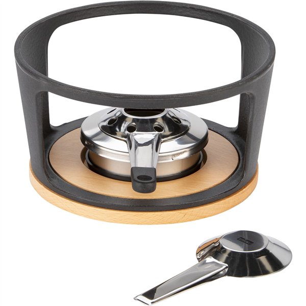 Stöckli Cheese Fondue Set Titlis Big 3,2l black