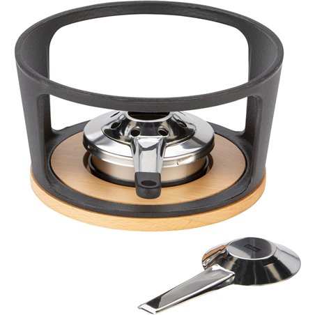 Stöckli Cheese Fondue Set Titlis Big 3,2l black