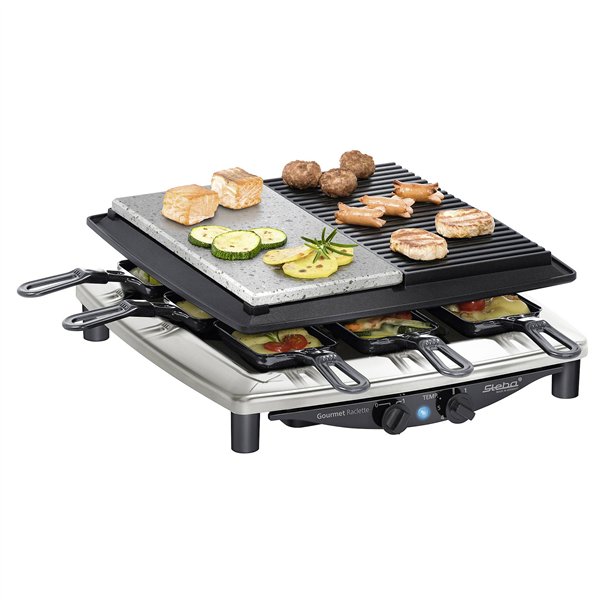 Steba RC 4 plus deluxe cromo Raclette