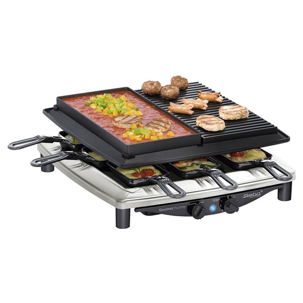 Steba RC 4 plus deluxe cromo Raclette