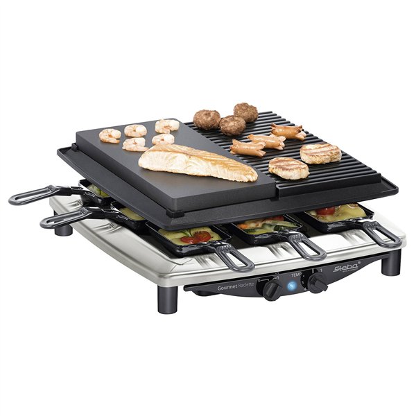 Steba RC 4 plus deluxe cromo Raclette