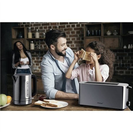 Steba TO 21 inox tostapane doppio fessura lunga