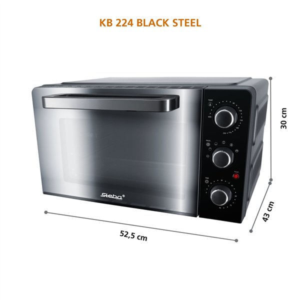 Steba KB 224 Black Steel Grill Oven