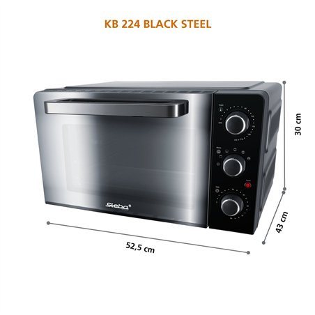 Steba KB 224 Black Steel Grill Oven