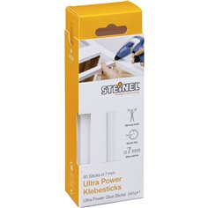 40x Steinel 7mm Ultra Power cartucce di colla a caldo