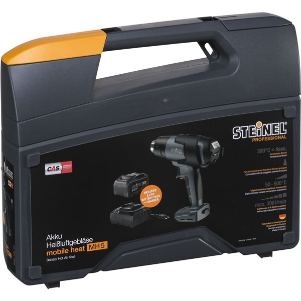 Steinel Mobile Heat MH5 set sof. aria calda a batt. +18V 5,5Ah