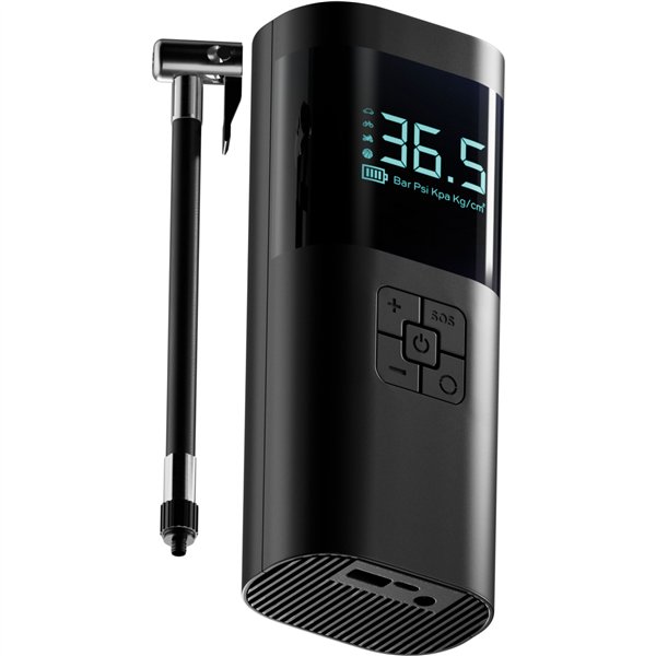 STATIK TireHero Wireless Air Pump 6000mAh nero