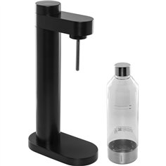Stelton Brus Carbonator nero metallico
