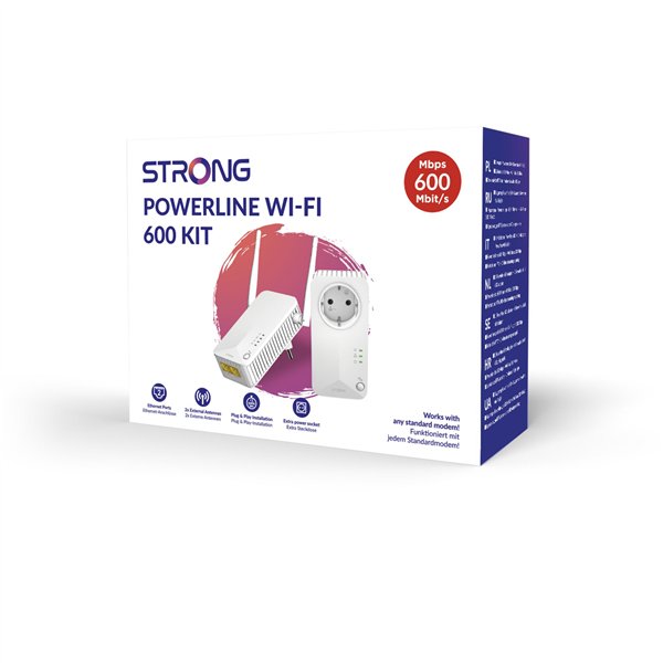 Strong POWERLWF600DUOEUV2 Powerline Wi-Fi 600 Set