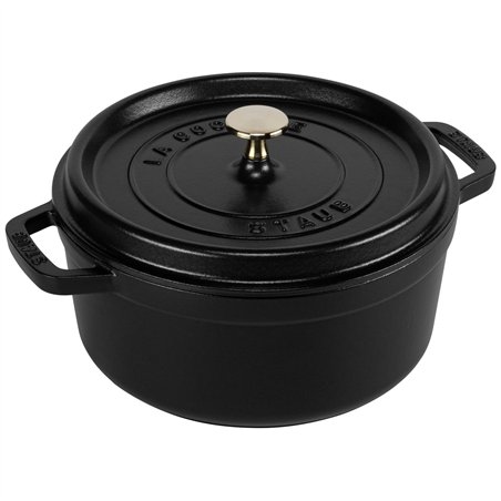 Staub La Cocotte 24cm rotondo, nero, ghisa