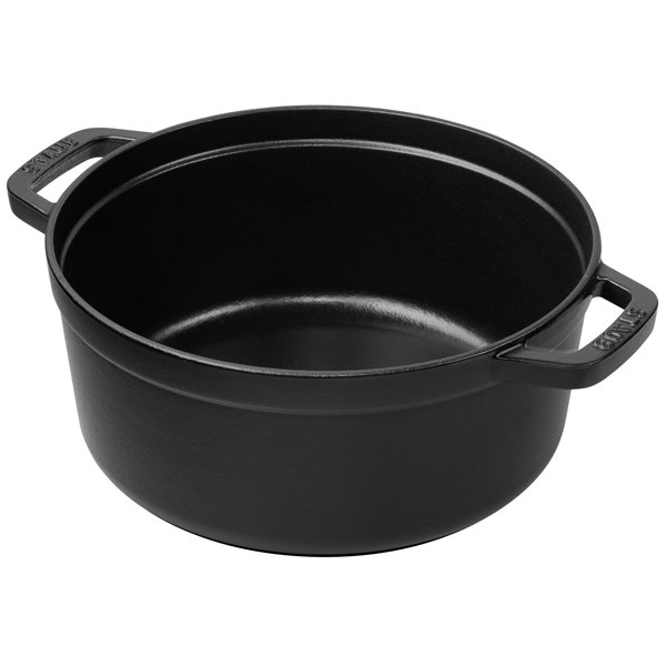 Staub La Cocotte 24cm rotondo, nero, ghisa