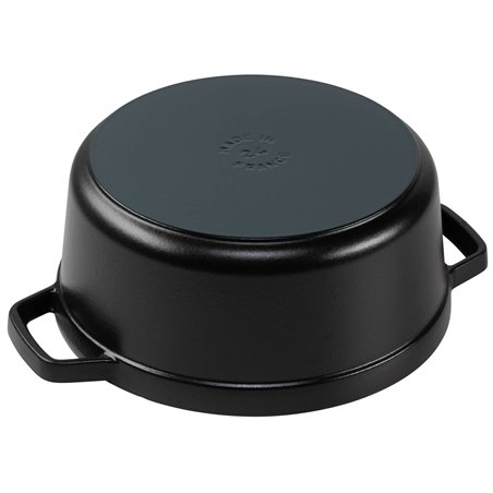 Staub La Cocotte 24cm rotondo, nero, ghisa