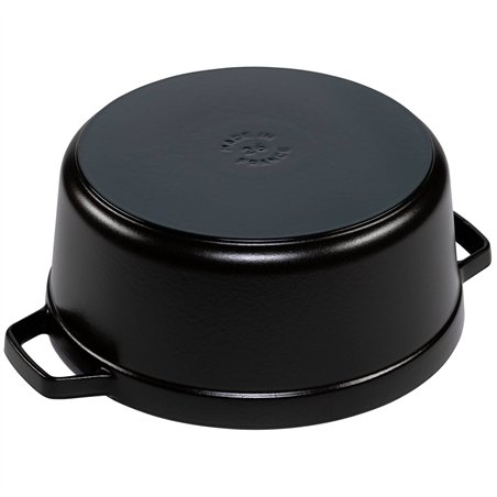 Staub casseruola BLK 26cm i rotonda nero