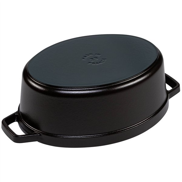 Staub casseruola BLK 29cm i ovale nero