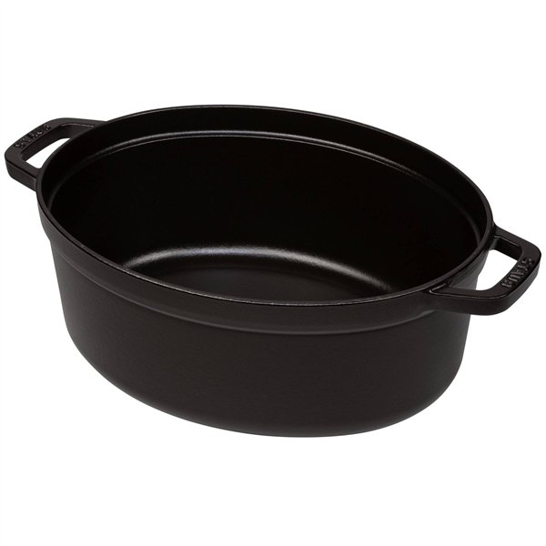 Staub casseruola BLK 31cm i ovale nero