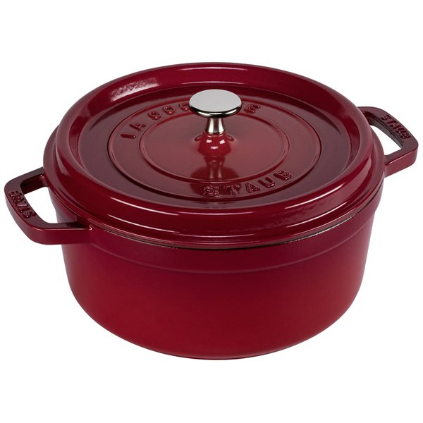 Staub casseruola CHE 24cm i rotonda rosso