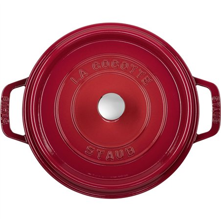 Staub casseruola CHE 24cm i rotonda rosso