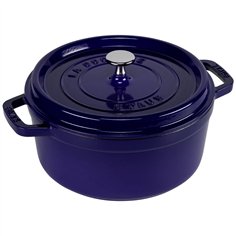 Staub casseruola D-BL 24cm i rotonda blu