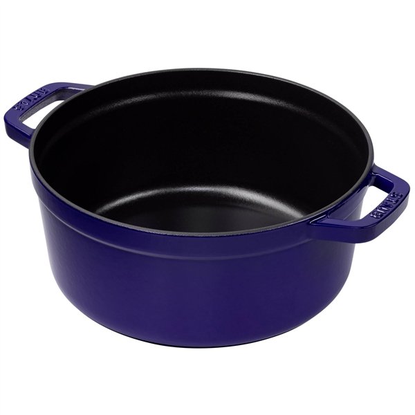 Staub casseruola D-BL 24cm i rotonda blu