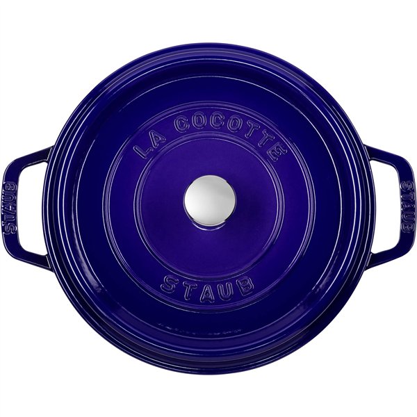 Staub casseruola D-BL 24cm i rotonda blu