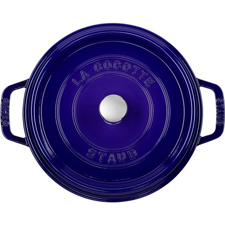 Staub casseruola D-BL 24cm i rotonda blu