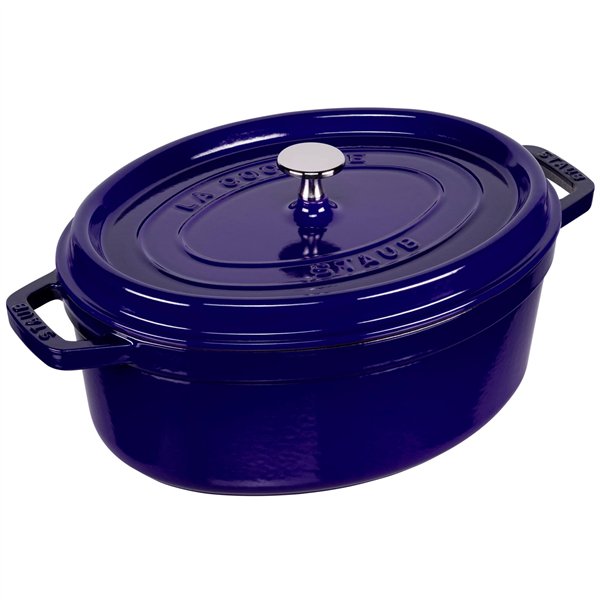 Staub casseruola D-BL 29cm i ovale blu