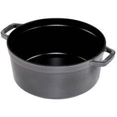Staub casseruola G-GY 26cm i rotonda grigio 2