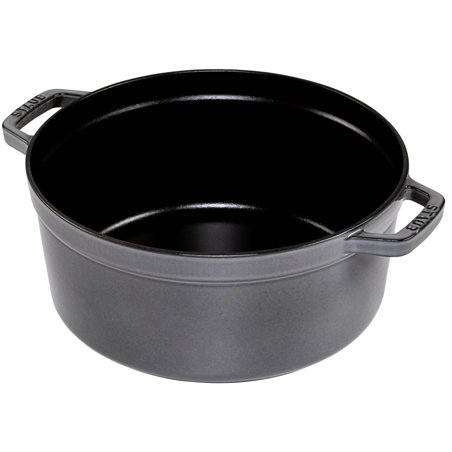 Staub casseruola G-GY 26cm i rotonda grigio