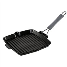 Staub bistecchiera induzione quadrato 24x24cm nero