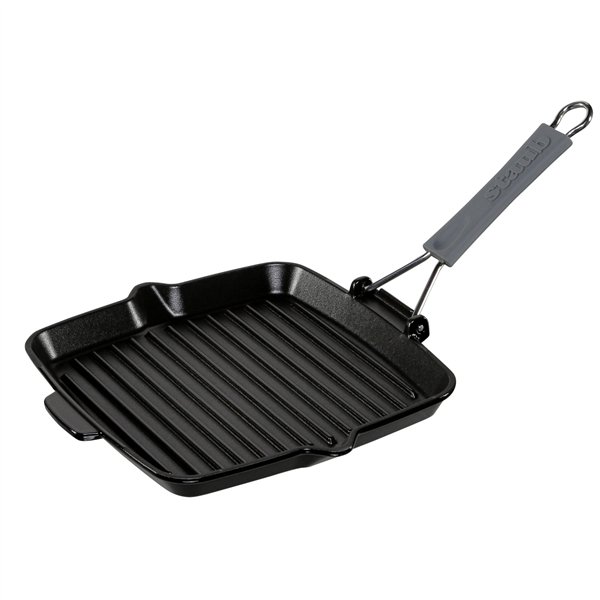 Staub bistecchiera induzione quadrato 24x24cm nero