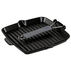 Staub bistecchiera induzione quadrato 24x24cm nero 2