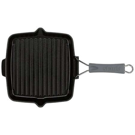 Staub bistecchiera induzione quadrato 24x24cm nero