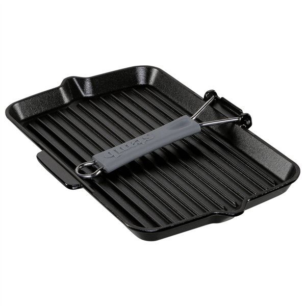 Staub bistecchiera induzione rettangolare 34x21cm nero
