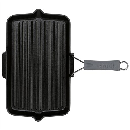 Staub bistecchiera induzione rettangolare 34x21cm nero