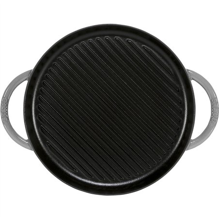 Staub bistecchiera induzione roton. 30cm grigio grafite