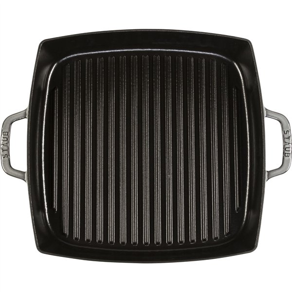 Staub bistecchiera induzione quadrata 33cm grigio grafite