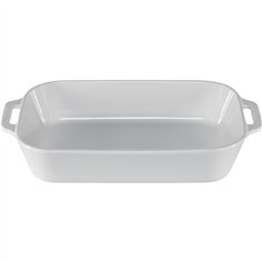 Staub pirofila ceramica, bianco, 34x24cm 2