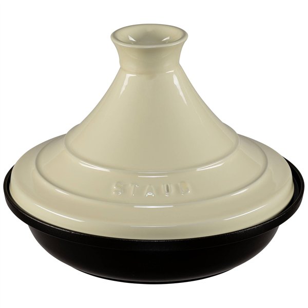 Staub Tajine 28cm roton. crema, ghisa