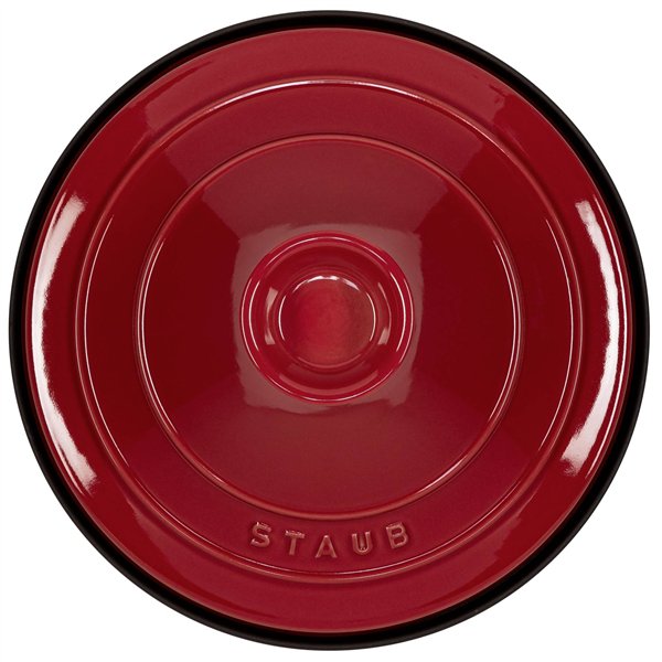 Staub Tajine 28cm rotondo ghisa rosso