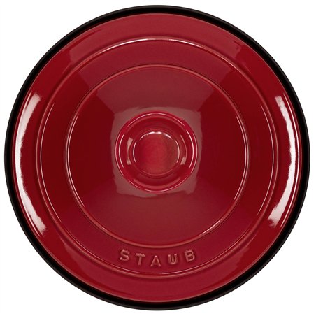 Staub Tajine 28cm rotondo ghisa rosso