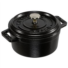 Staub Mini Cocotte 10cm rotondo, nero, ghisa