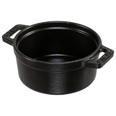 Staub Mini Cocotte 10cm rotondo, nero, ghisa 2
