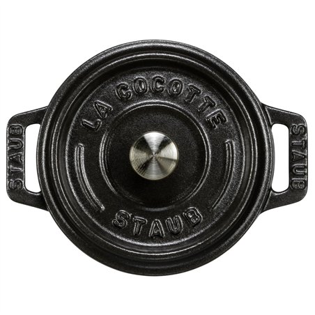 Staub Mini Cocotte 10cm rotondo, nero, ghisa