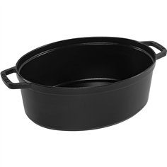 Staub La Cocotte 41cm ovale nero, ghisa 2
