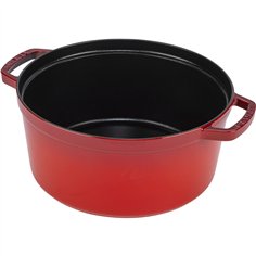 Staub La Cocotte 28cm rotondo, rosso ciliegia, ghisa 2