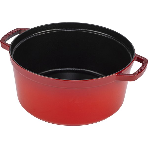 Staub La Cocotte 28cm rotondo, rosso ciliegia, ghisa