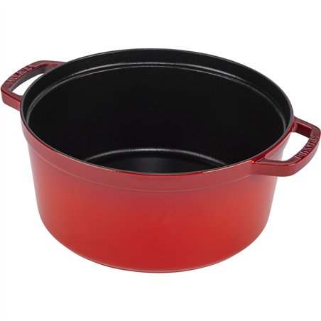 Staub La Cocotte 28cm rotondo, rosso ciliegia, ghisa