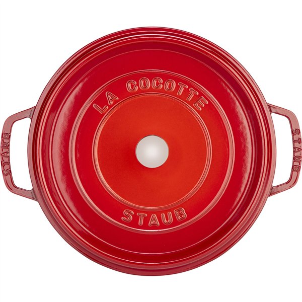 Staub La Cocotte 28cm rotondo, rosso ciliegia, ghisa