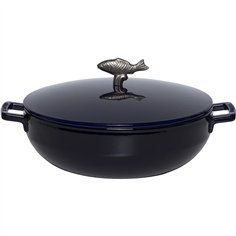 Staub La Cocotte 28cm rotondo pentola per bouillabaisse blu s.